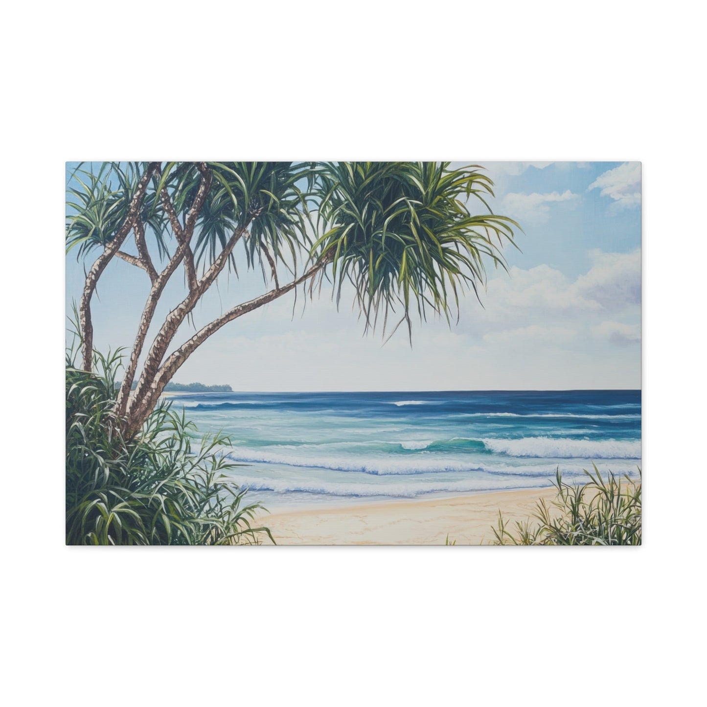 Tranquil Coastal Paradise - Beach Wall Art - Aestheticanvas