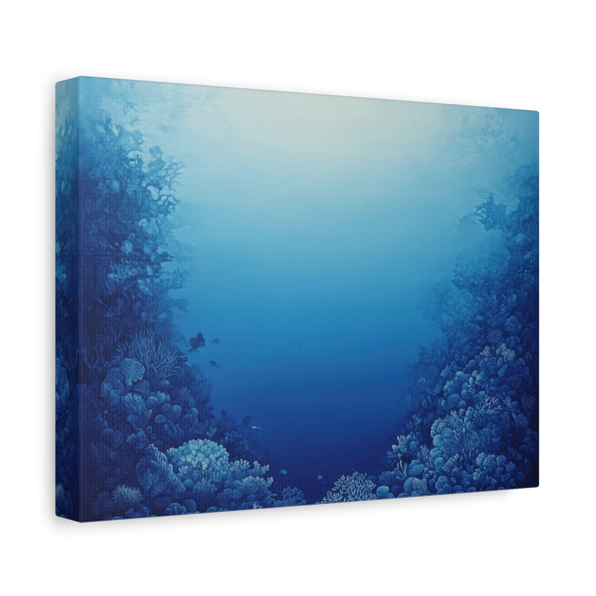 Tranquil Coral Reef Depths - Ocean Wall Art - Aestheticanvas