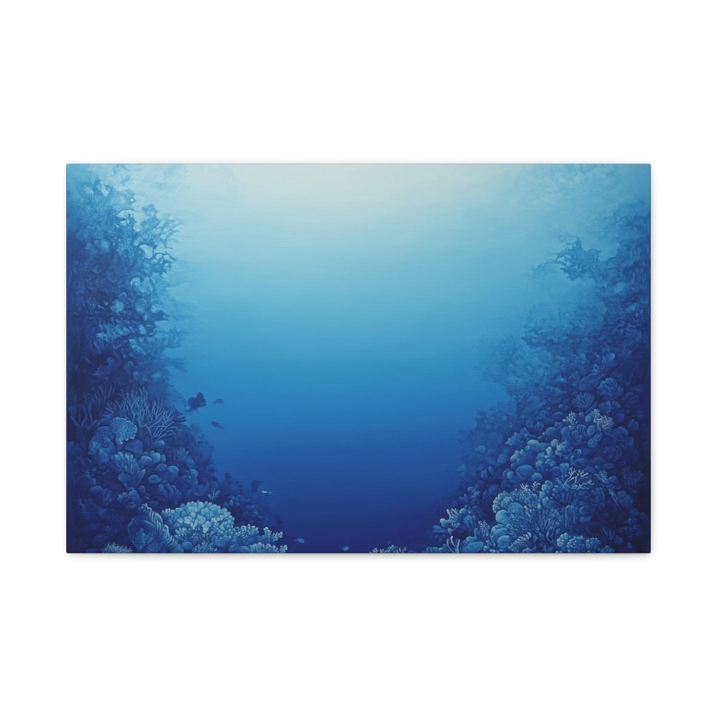 Tranquil Coral Reef Depths - Ocean Wall Art - Aestheticanvas