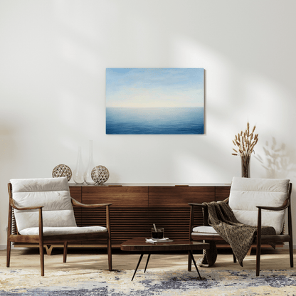 Tranquil Ocean Sunset - Seascape Wall Art - Aestheticanvas