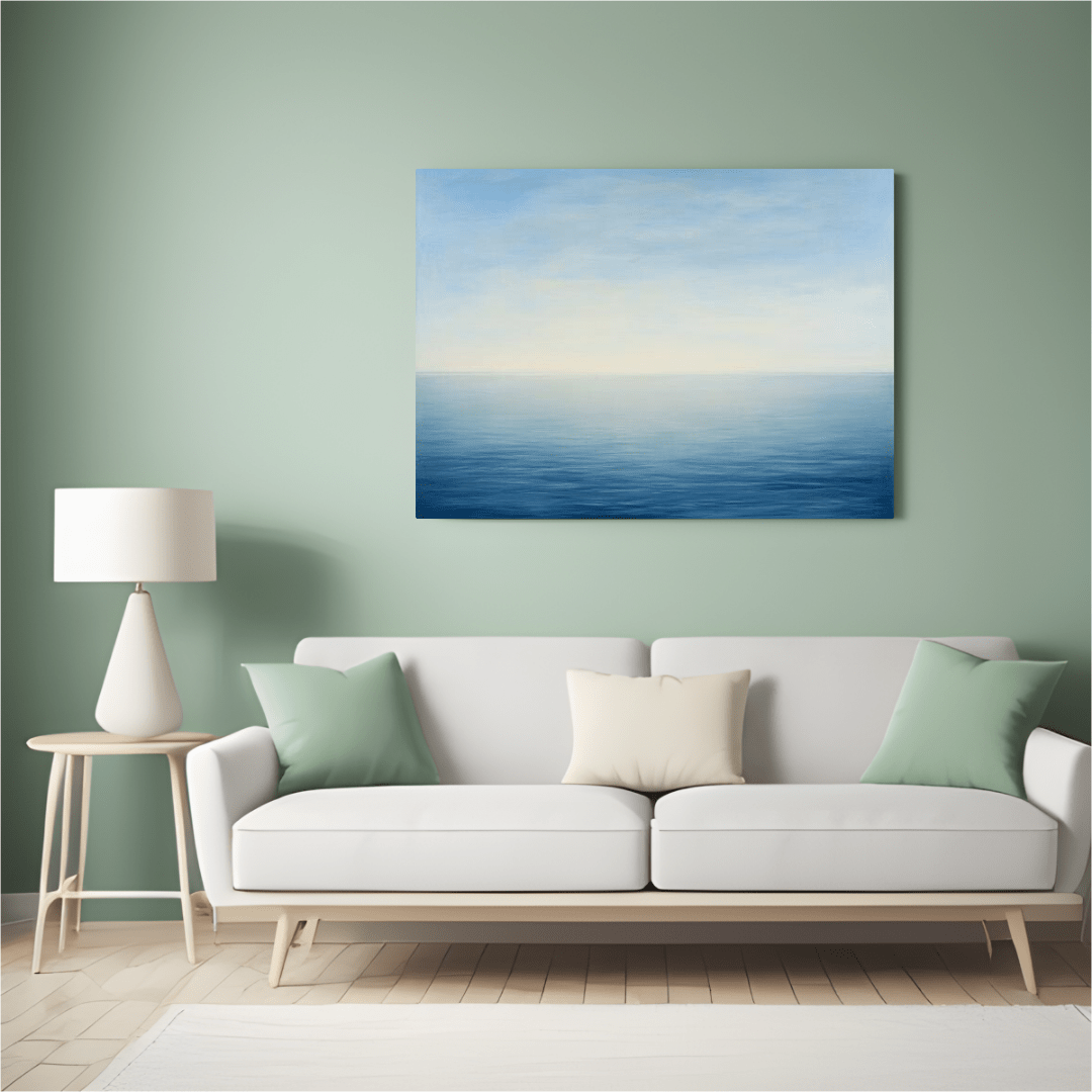 Tranquil Ocean Sunset - Seascape Wall Art - Aestheticanvas