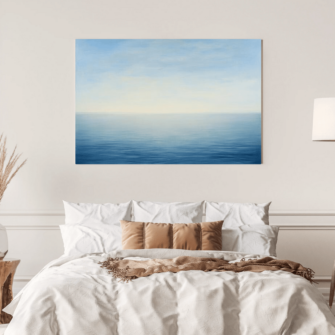 Tranquil Ocean Sunset - Seascape Wall Art - Aestheticanvas