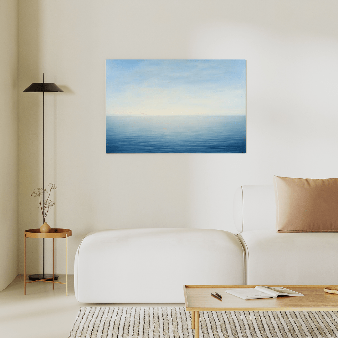 Tranquil Ocean Sunset - Seascape Wall Art - Aestheticanvas