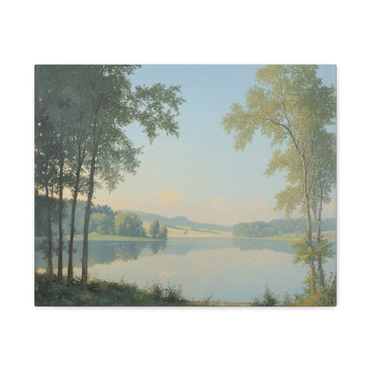 Tranquil Reflections Landscape - Limited Wall Art - Aestheticanvas