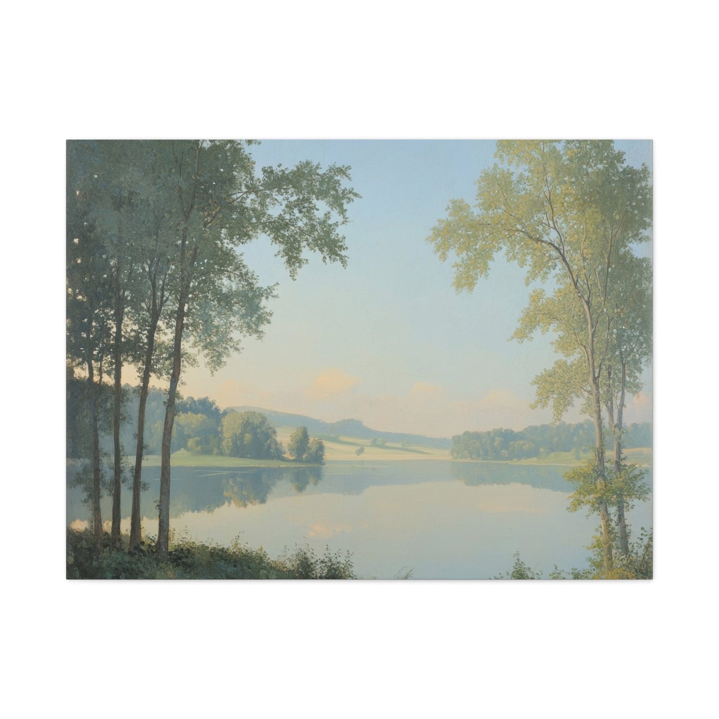 Tranquil Reflections Landscape - Limited Wall Art - Aestheticanvas