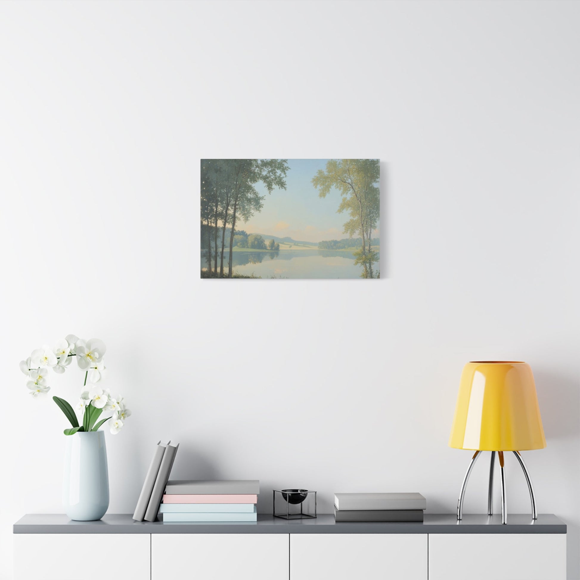 Tranquil Reflections Landscape - Limited Wall Art - Aestheticanvas