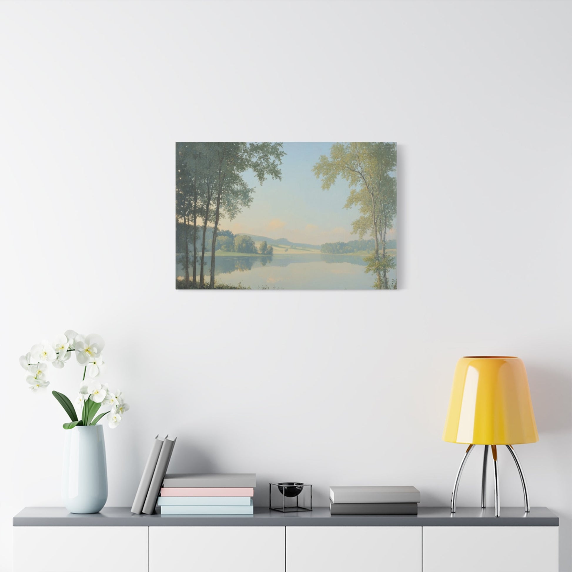 Tranquil Reflections Landscape - Limited Wall Art - Aestheticanvas