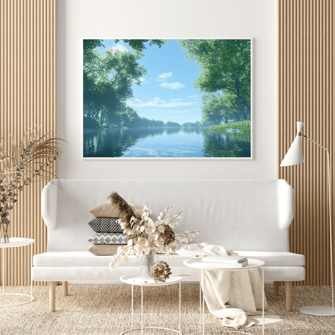 Tranquil Reflections of Nature - Forest Wall Art - Aestheticanvas