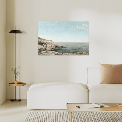 Tranquil Seaside Charm - Landscape Wall Art - Aestheticanvas