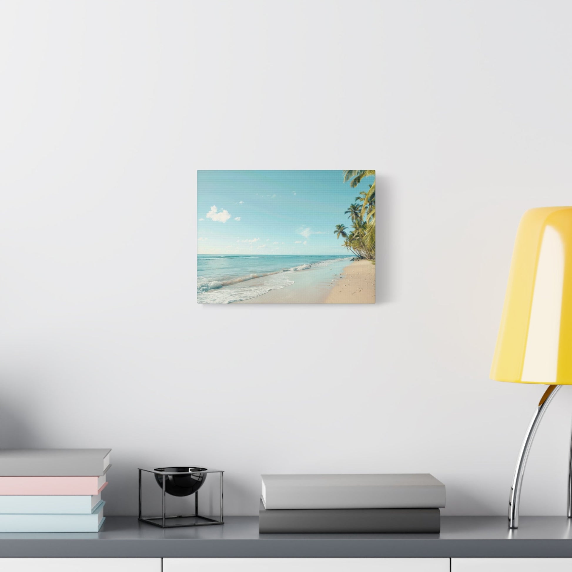 Tranquil Tropical Beach Serenity - Seascape Wall Art - Aestheticanvas