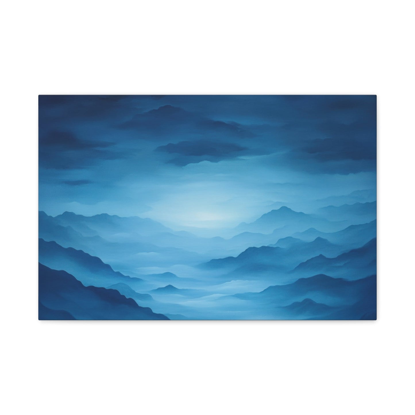 Tranquil Twilight Mountain Scene - Nature Wall Art - Aestheticanvas