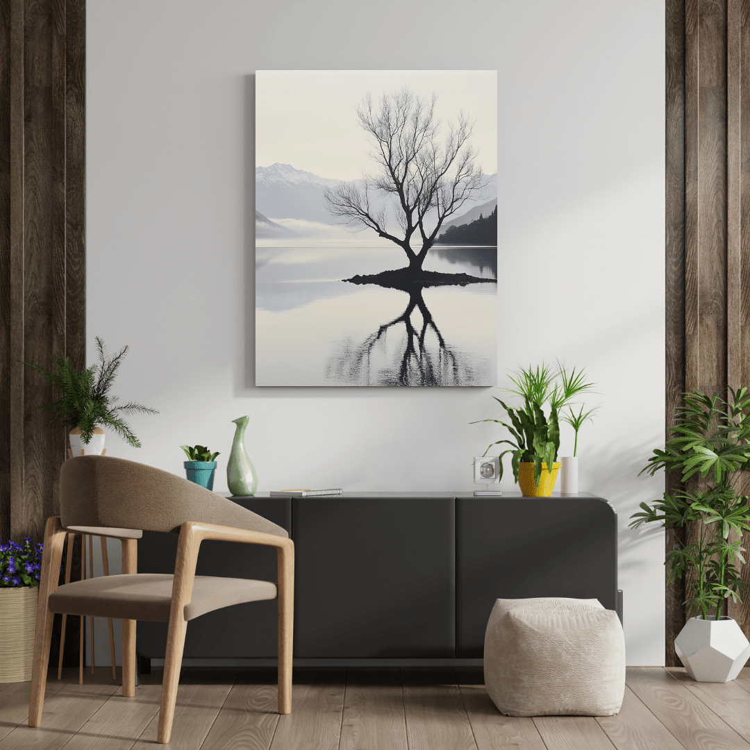 Tree of Reflection – Landscape Wall Art - Aestheticanvas