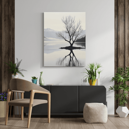 Tree of Reflection – Landscape Wall Art - Aestheticanvas