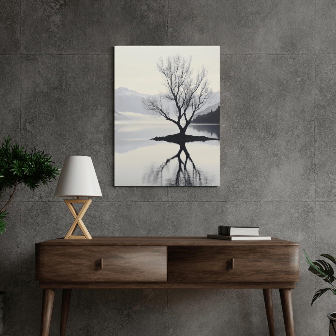 Tree of Reflection – Landscape Wall Art - Aestheticanvas