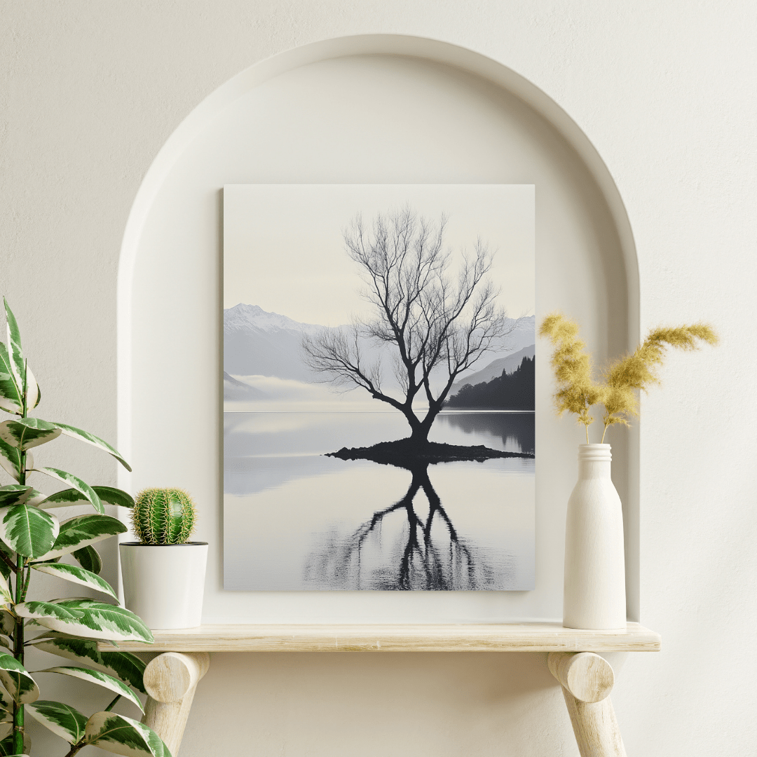 Tree of Reflection – Landscape Wall Art - Aestheticanvas