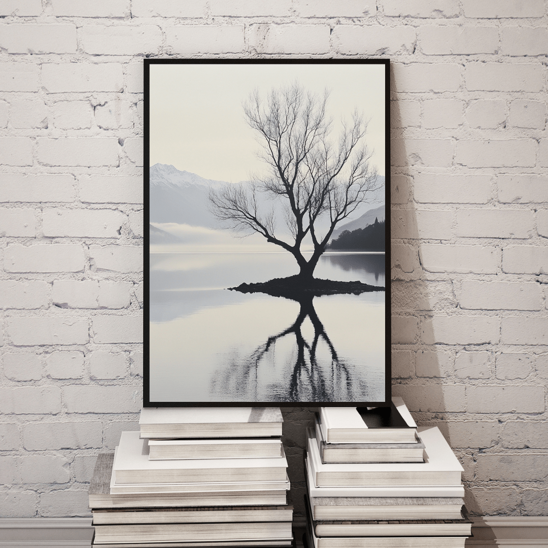 Tree of Reflection – Landscape Wall Art - Aestheticanvas