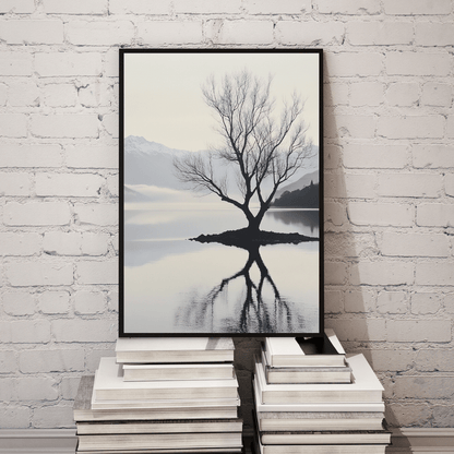 Tree of Reflection – Landscape Wall Art - Aestheticanvas