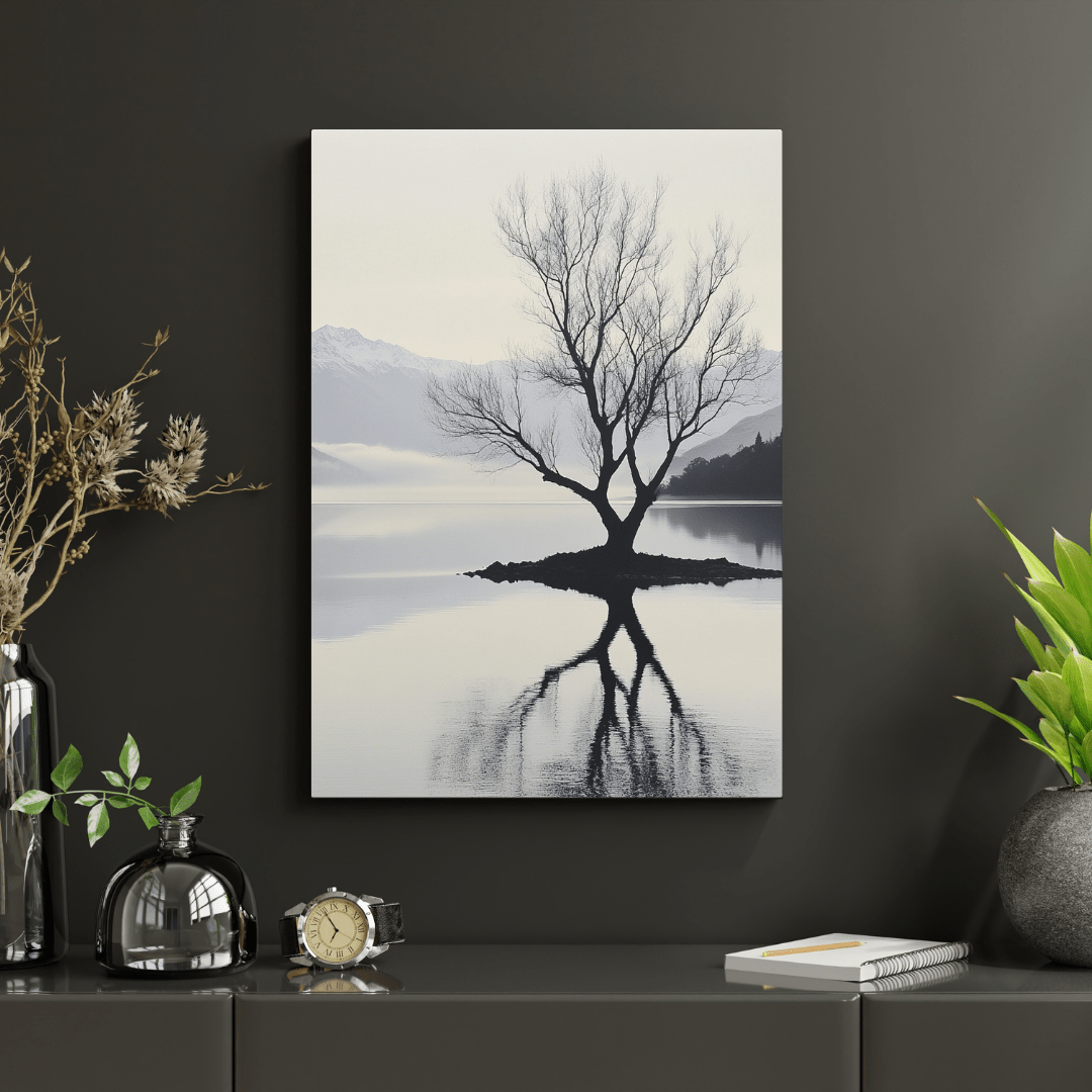 Tree of Reflection – Landscape Wall Art - Aestheticanvas