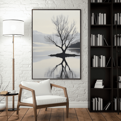 Tree of Reflection – Landscape Wall Art - Aestheticanvas