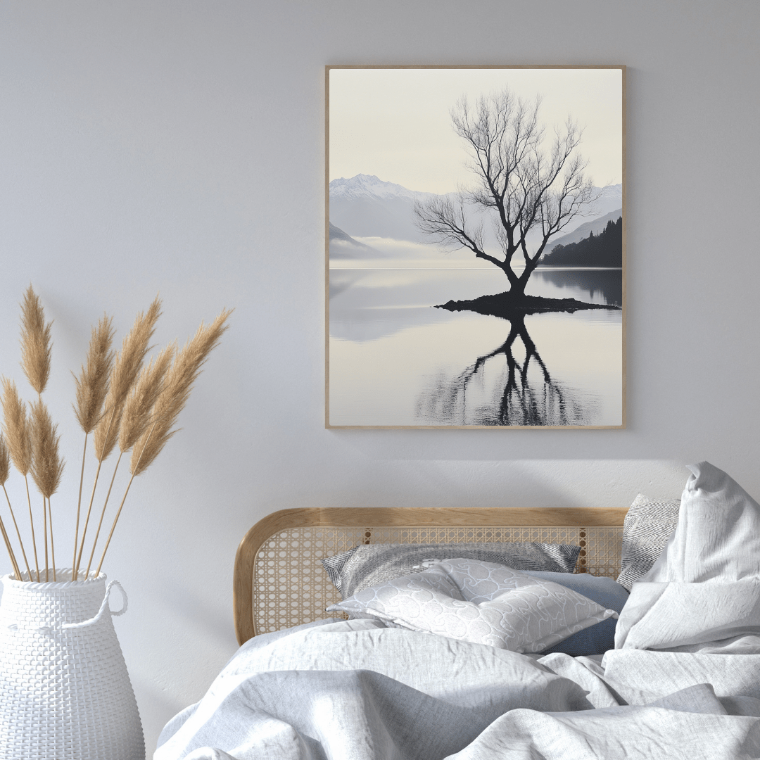 Tree of Reflection – Landscape Wall Art - Aestheticanvas