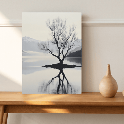 Tree of Reflection – Landscape Wall Art - Aestheticanvas