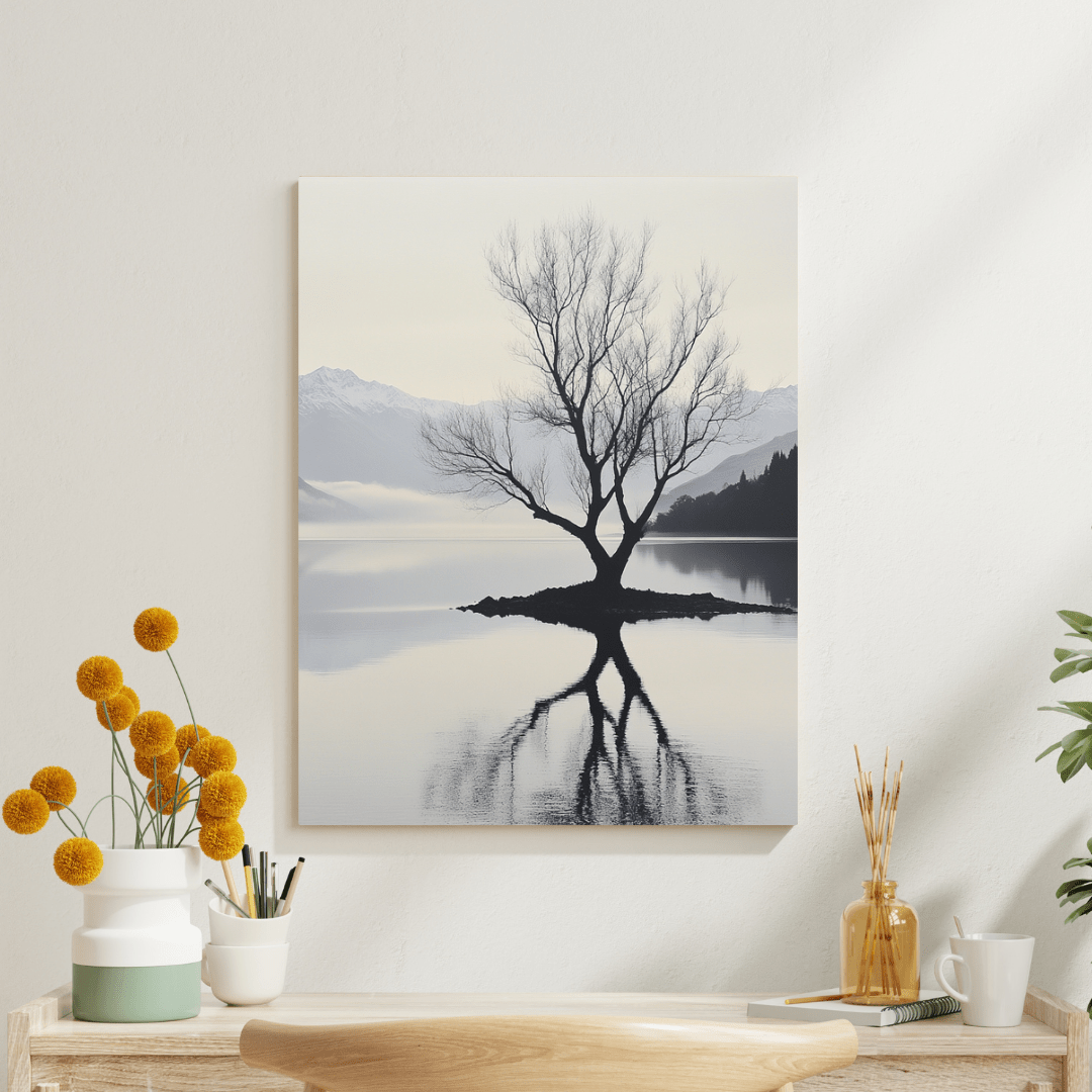 Tree of Reflection – Landscape Wall Art - Aestheticanvas