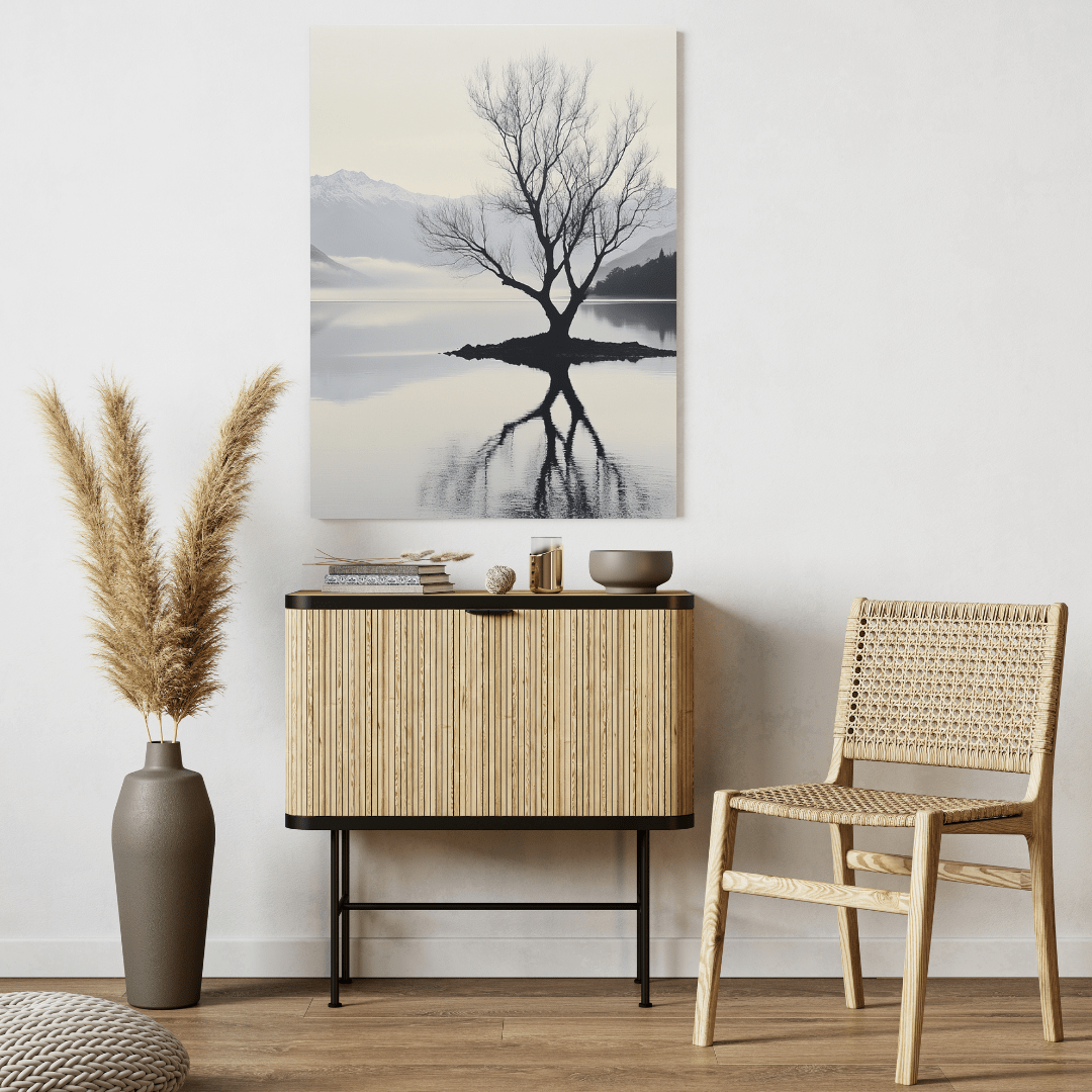 Tree of Reflection – Landscape Wall Art - Aestheticanvas