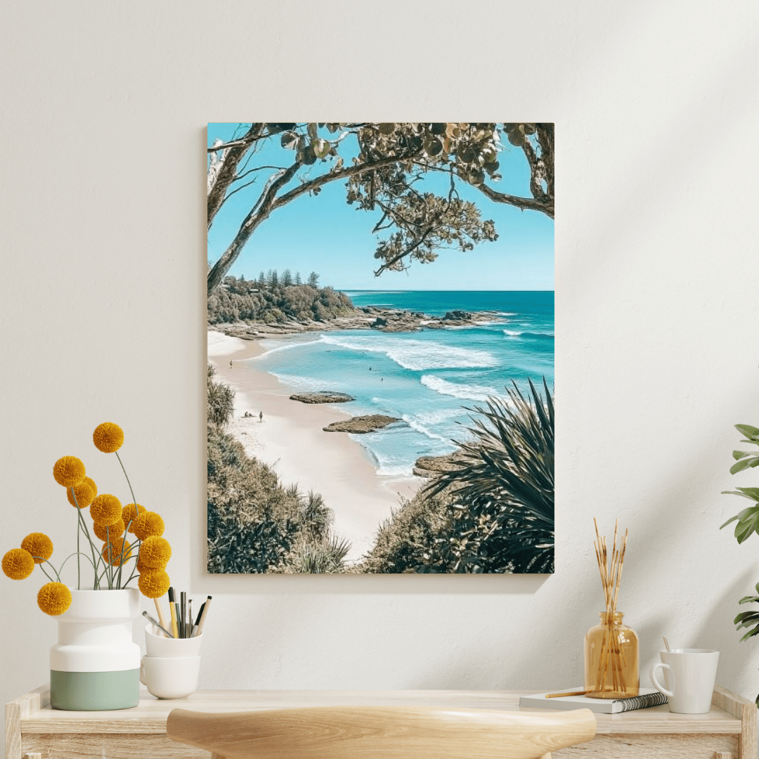 Tropical Beach Bliss - Nature Wall Art - Aestheticanvas