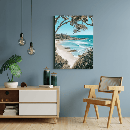 Tropical Beach Bliss - Nature Wall Art - Aestheticanvas