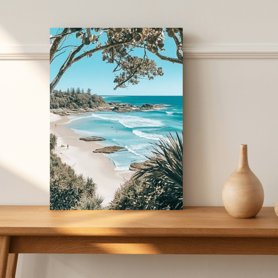 Tropical Beach Bliss - Nature Wall Art - Aestheticanvas