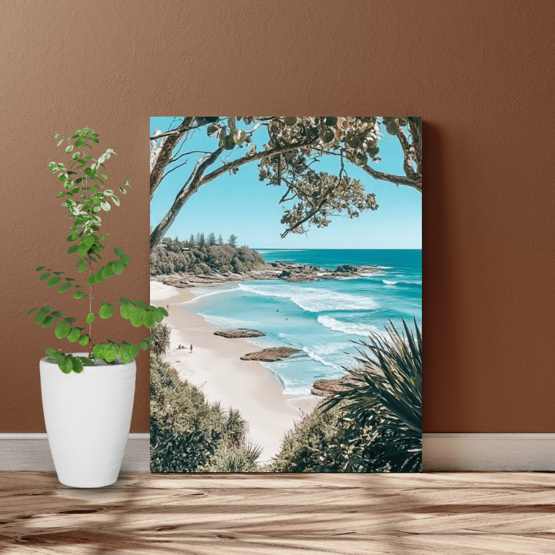 Tropical Beach Bliss - Nature Wall Art - Aestheticanvas