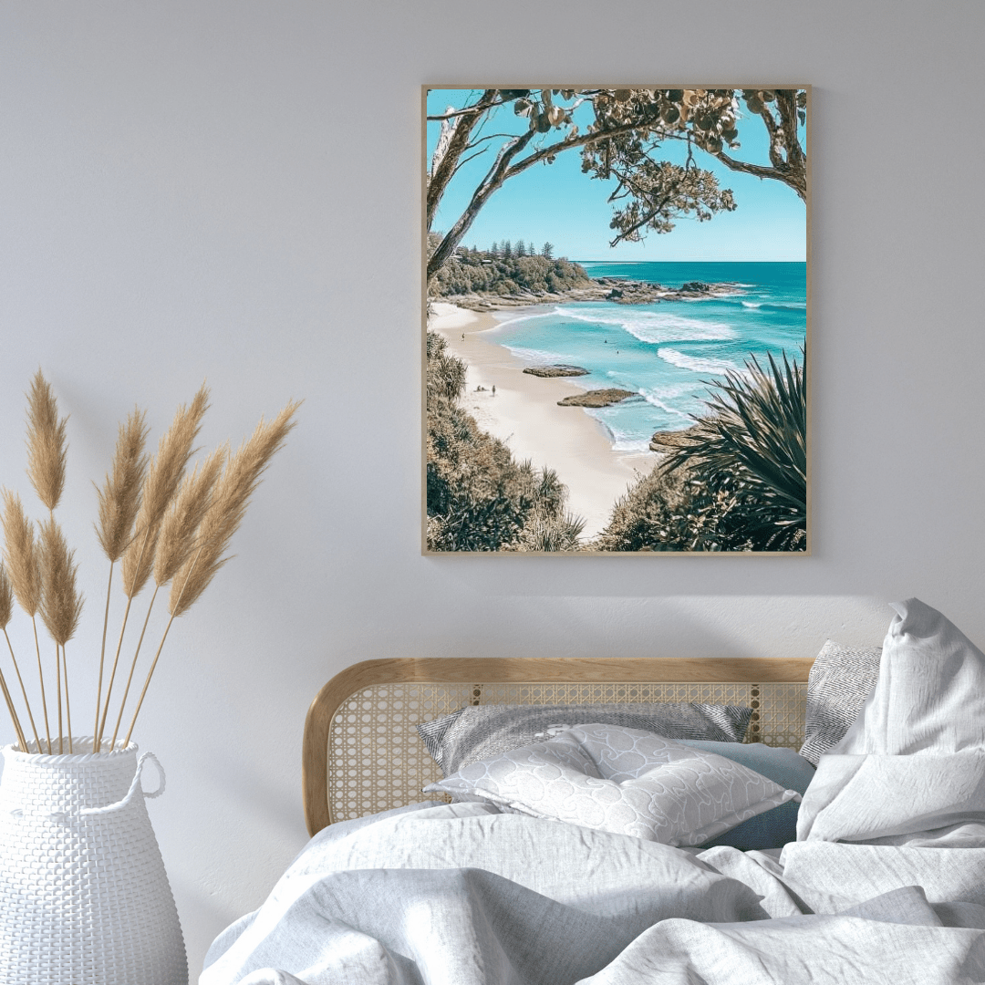 Tropical Beach Bliss - Nature Wall Art - Aestheticanvas