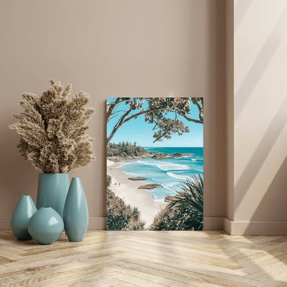 Tropical Beach Bliss - Nature Wall Art - Aestheticanvas