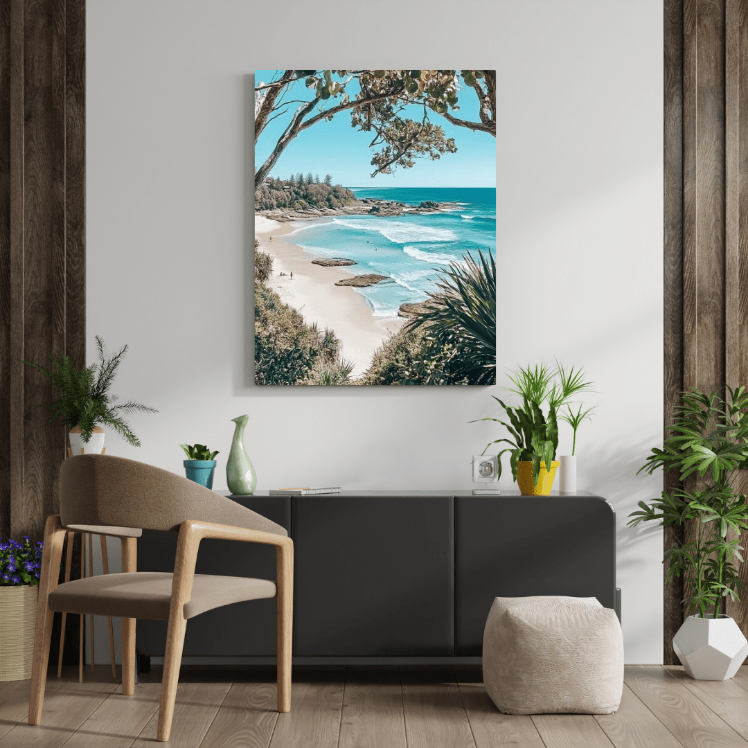 Tropical Beach Bliss - Nature Wall Art - Aestheticanvas