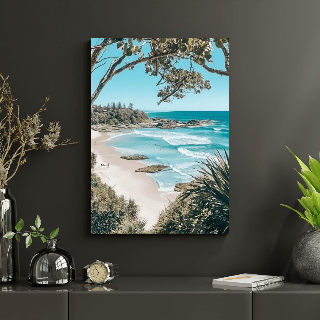 Tropical Beach Bliss - Nature Wall Art - Aestheticanvas