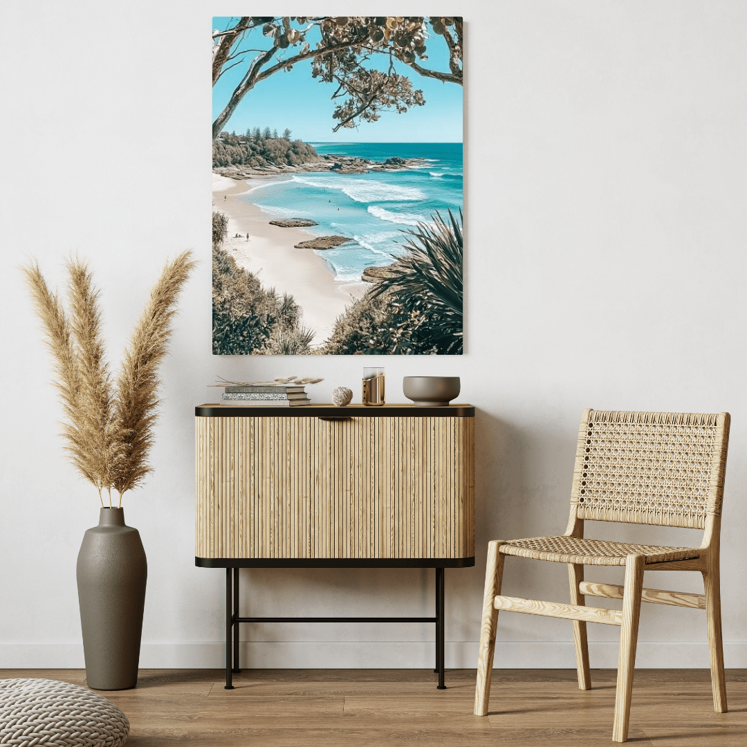 Tropical Beach Bliss - Nature Wall Art - Aestheticanvas