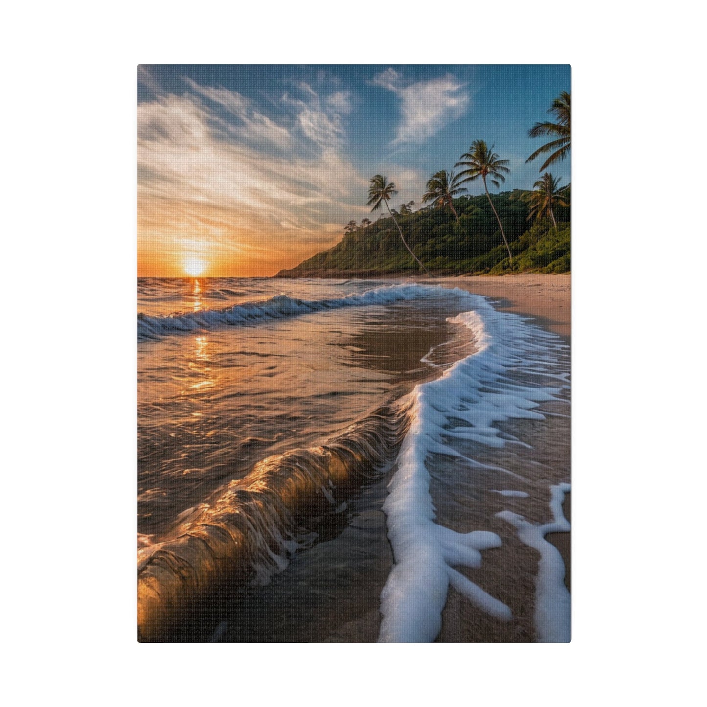 Tropical Beach View - Wall Art - Aestheticanvas