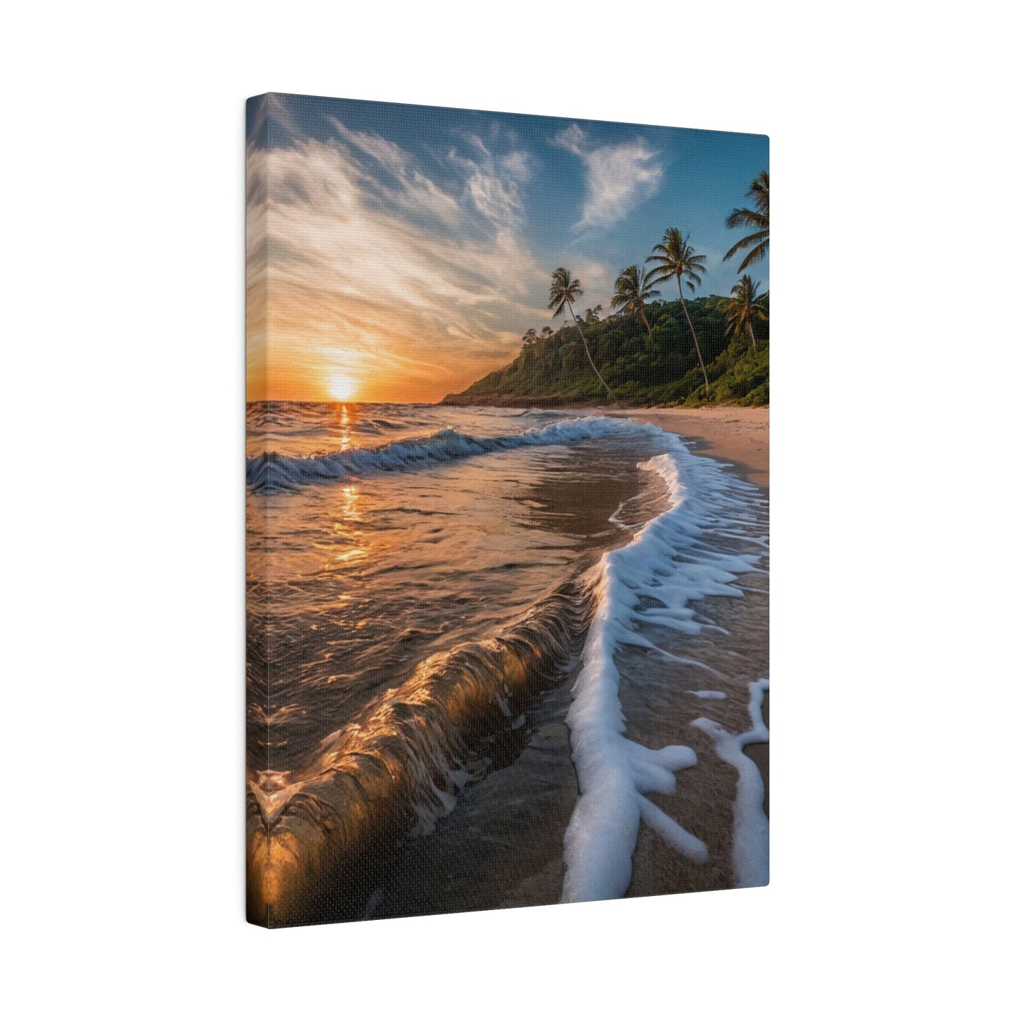 Tropical Beach View - Wall Art - Aestheticanvas