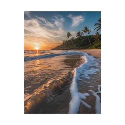 Tropical Beach View - Wall Art - Aestheticanvas