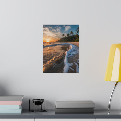 Tropical Beach View - Wall Art - Aestheticanvas