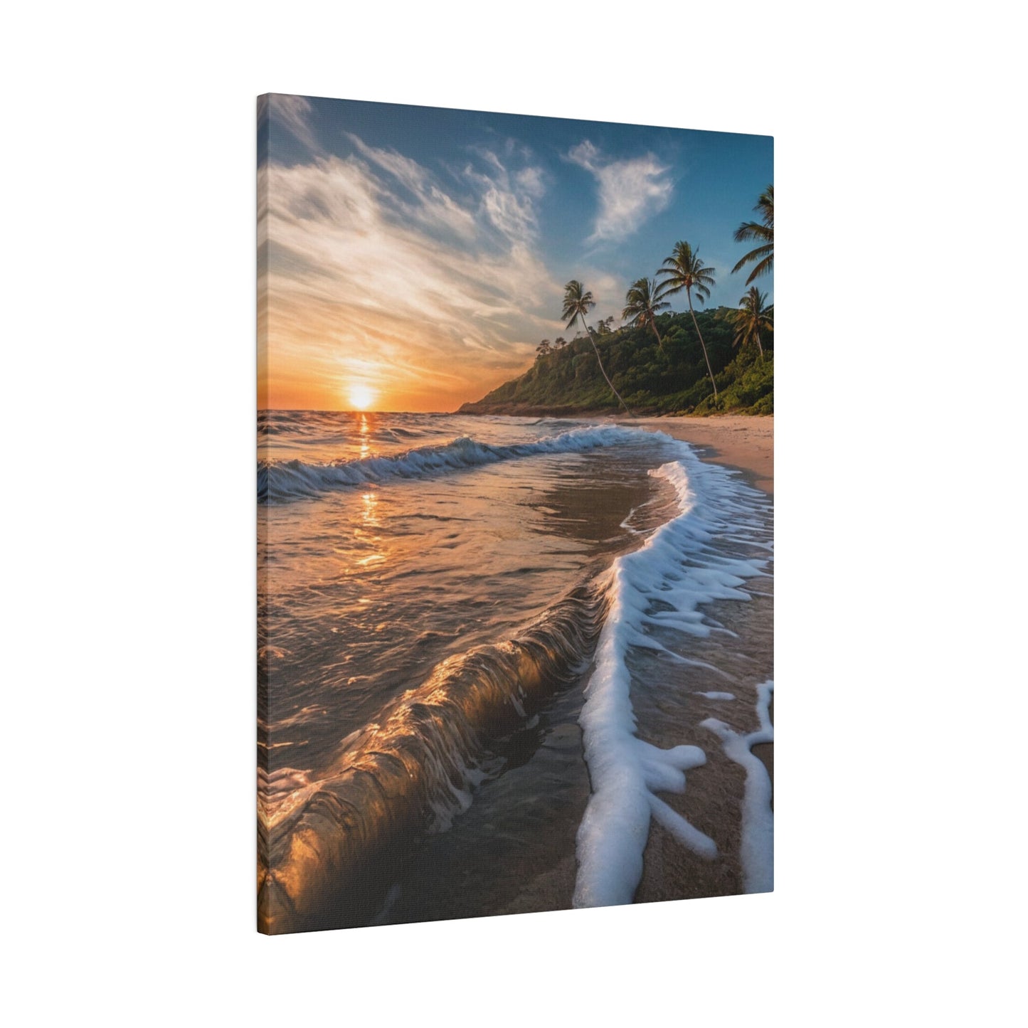 Tropical Beach View - Wall Art - Aestheticanvas