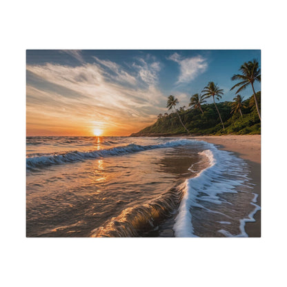 Tropical Beach View - Wall Art - Aestheticanvas