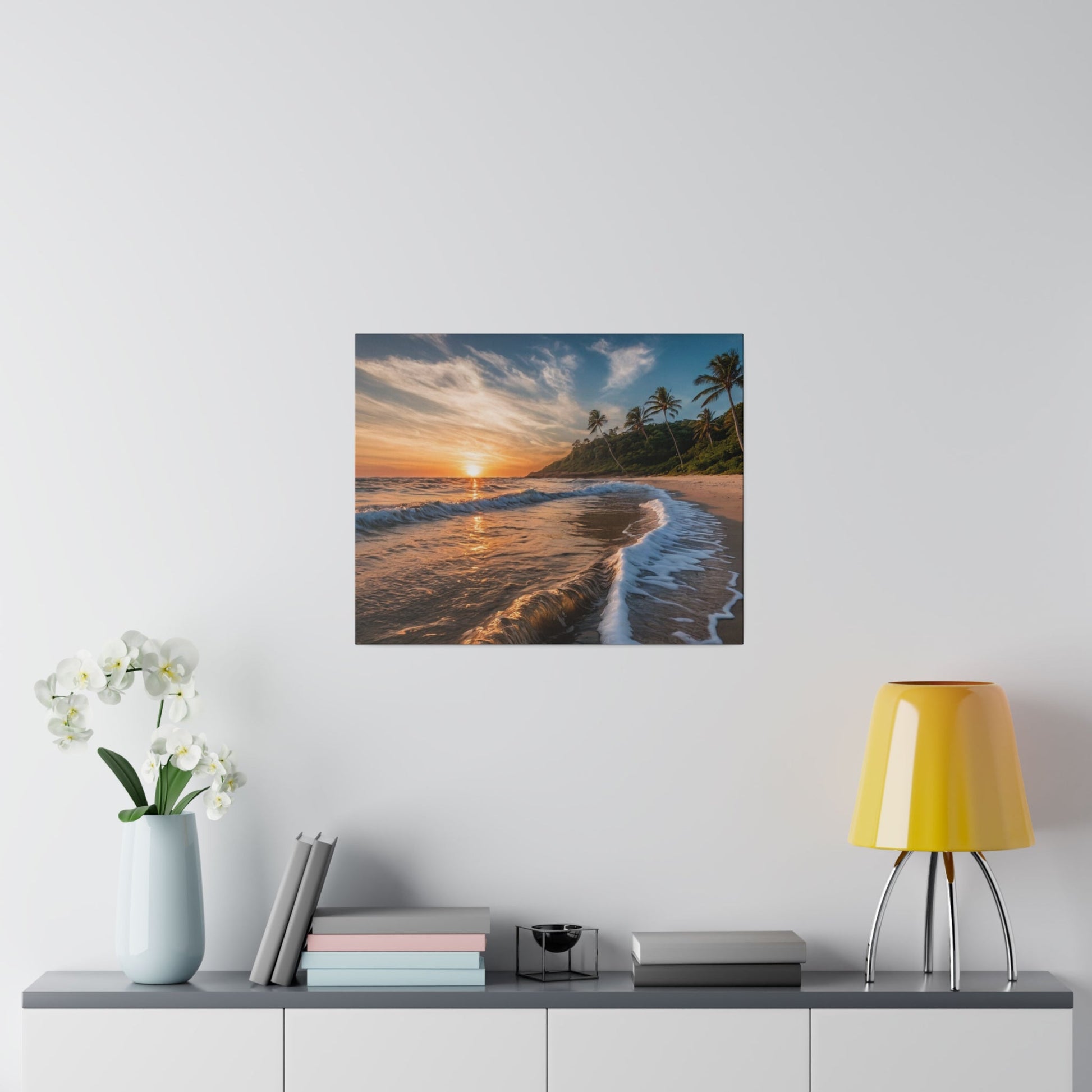 Tropical Beach View - Wall Art - Aestheticanvas