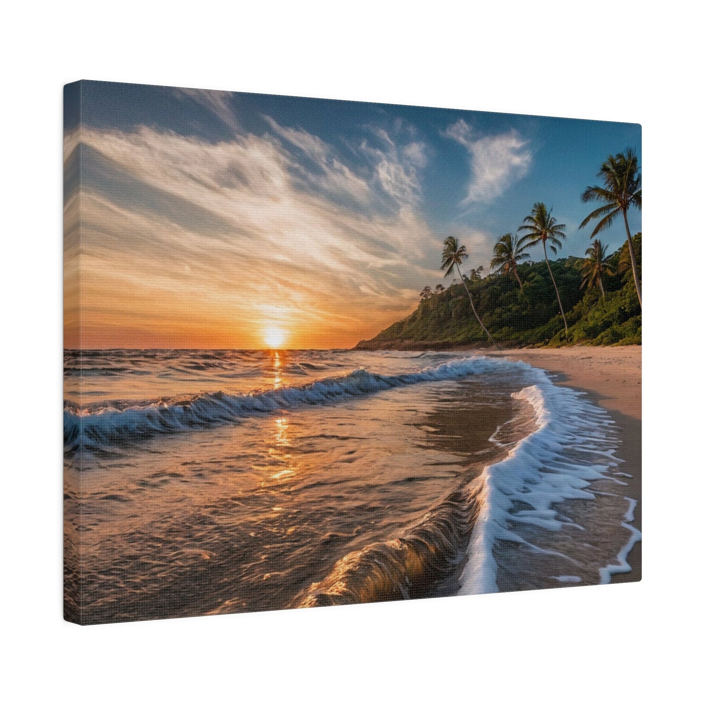 Tropical Beach View - Wall Art - Aestheticanvas