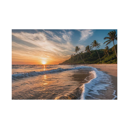 Tropical Beach View - Wall Art - Aestheticanvas