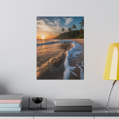 Tropical Beach View - Wall Art - Aestheticanvas