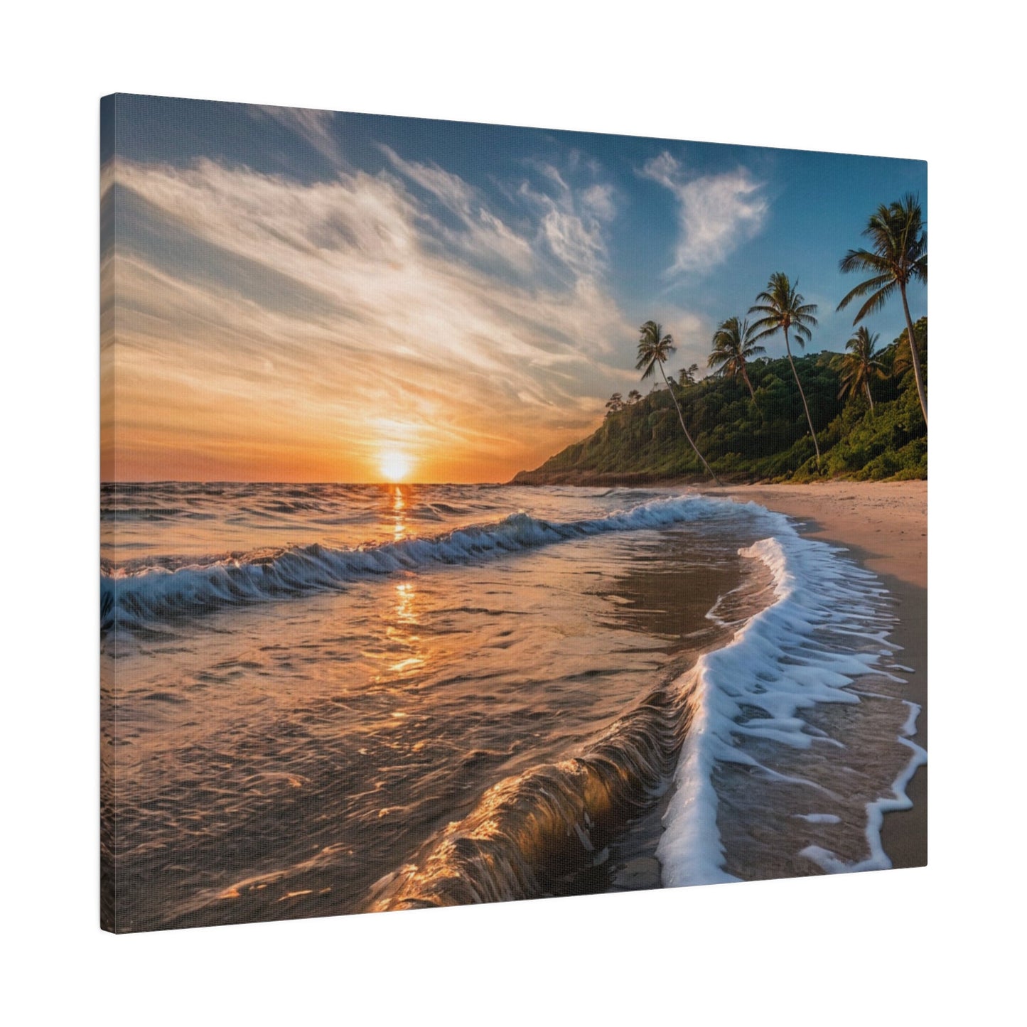 Tropical Beach View - Wall Art - Aestheticanvas