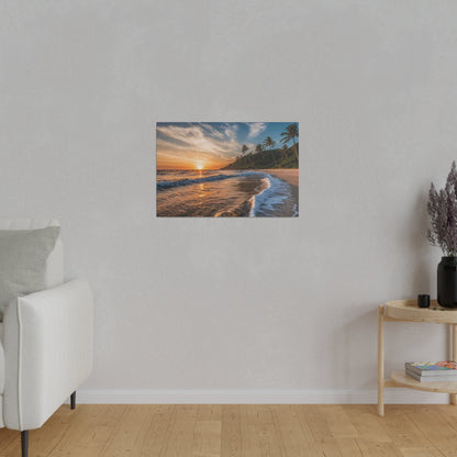 Tropical Beach View - Wall Art - Aestheticanvas