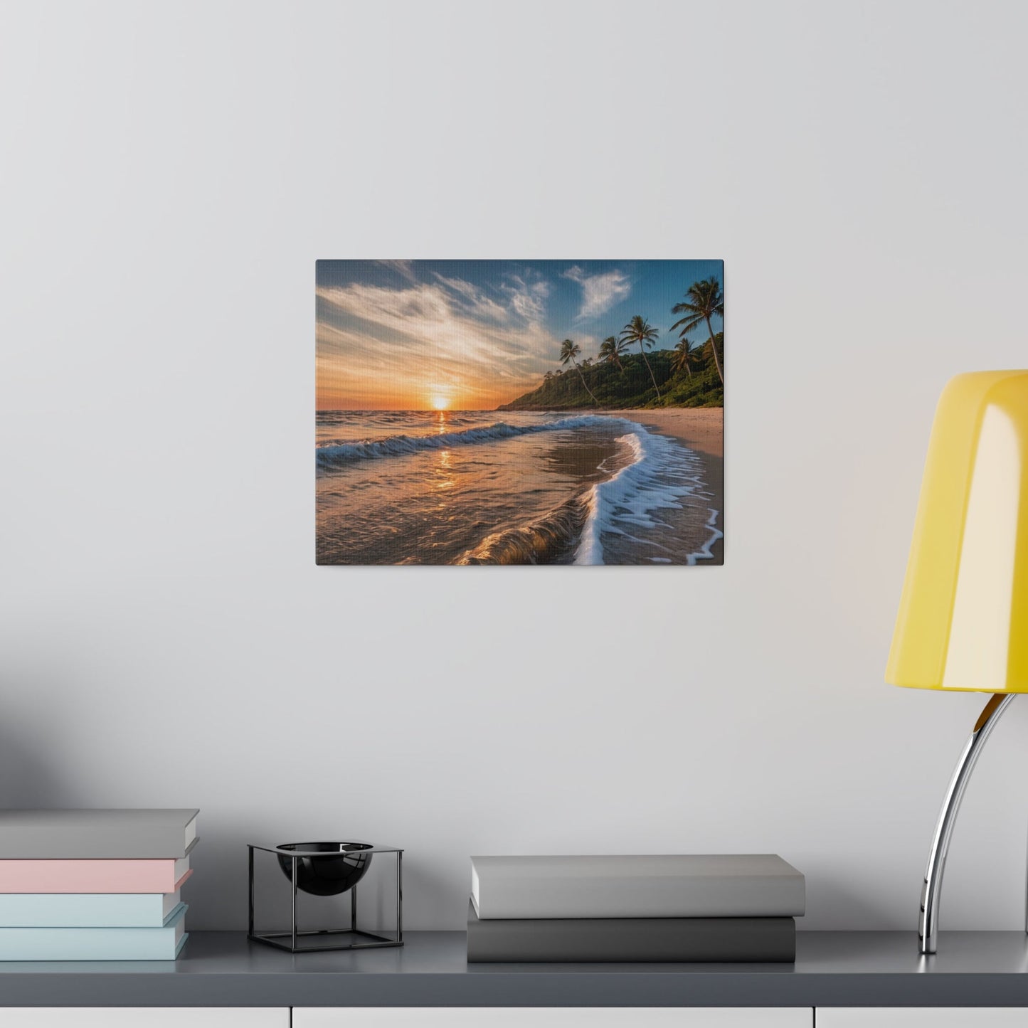 Tropical Beach View - Wall Art - Aestheticanvas