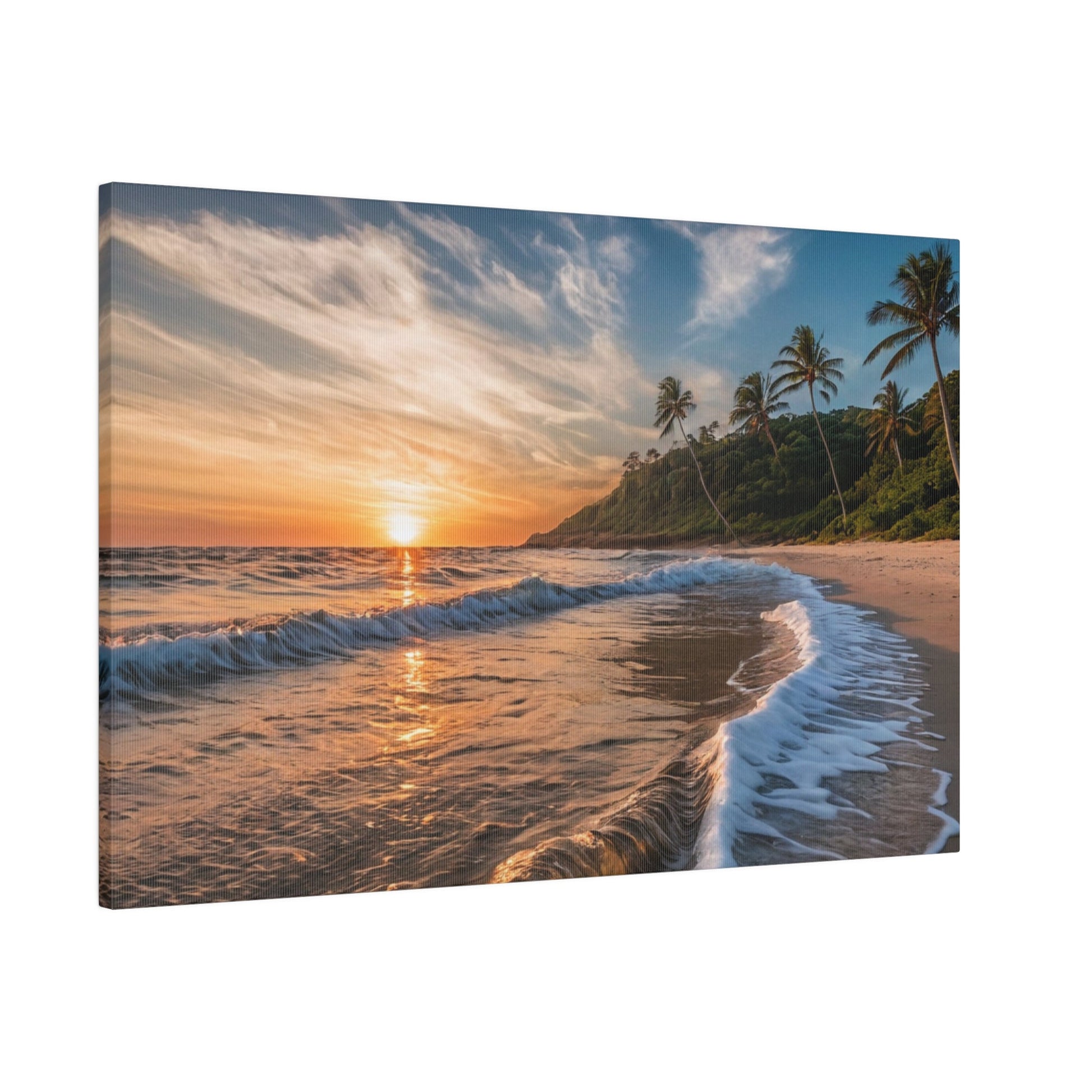 Tropical Beach View - Wall Art - Aestheticanvas